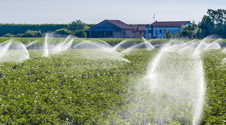 Bomba de irrigação agrícola